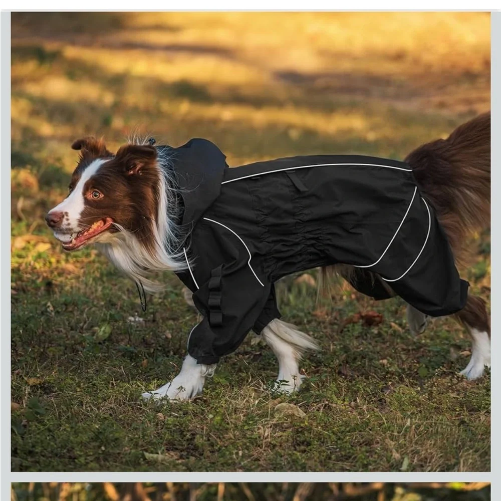 OneTigris Dog Raincoat Waterproof & Reflective medium/ 410-bb1